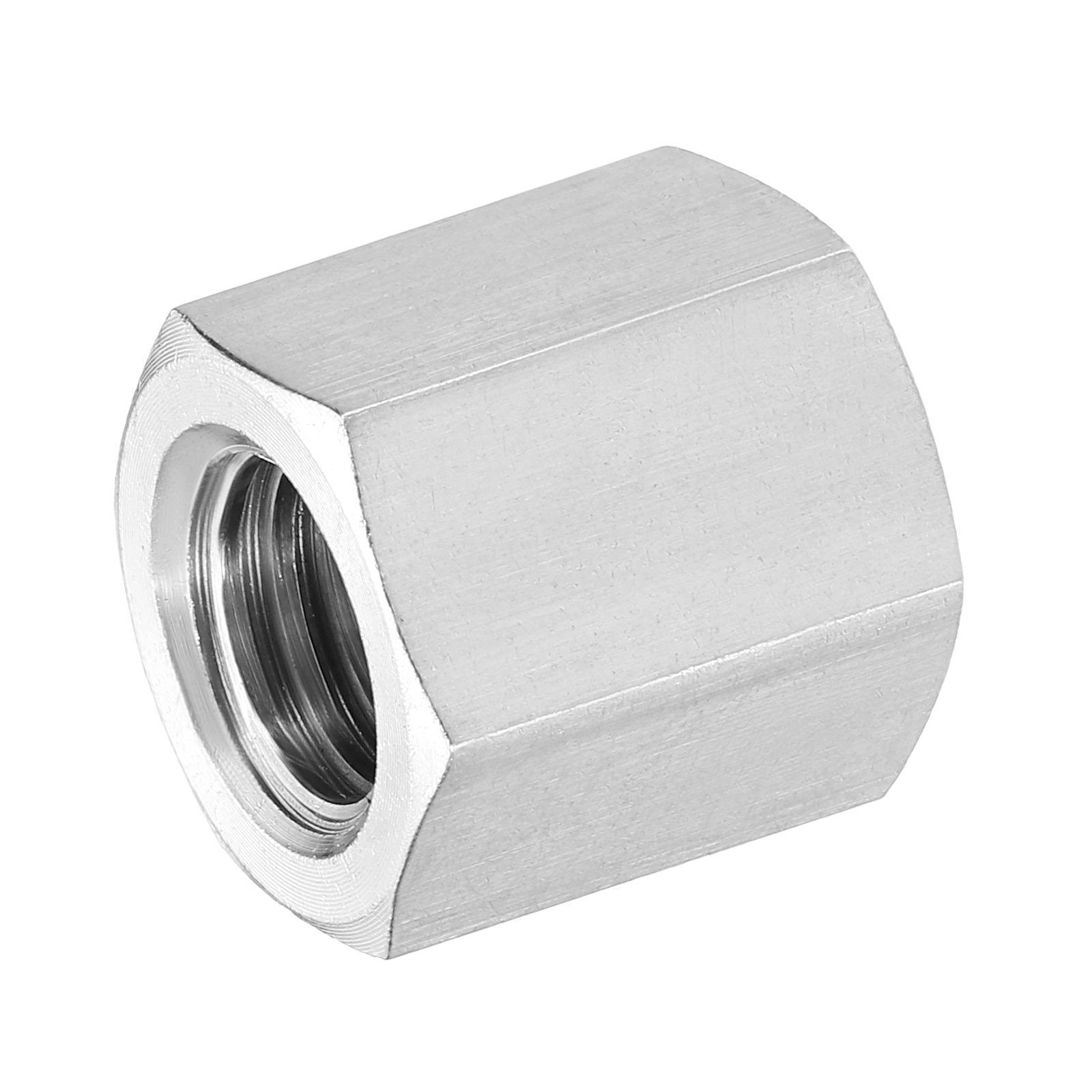 UNC 1/2"-13x20mm 304 Stainless Steel Hex Threaded Rod Coupler Nut