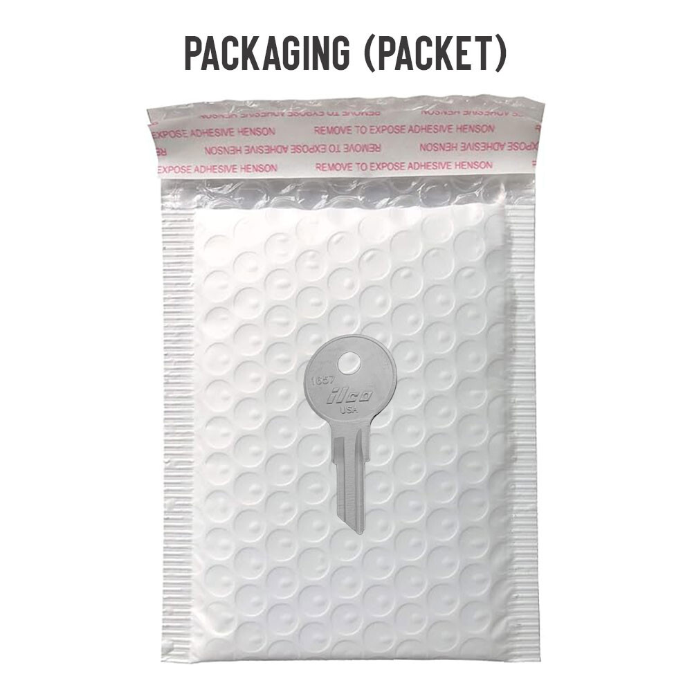 1657 Key Blank – Nickel