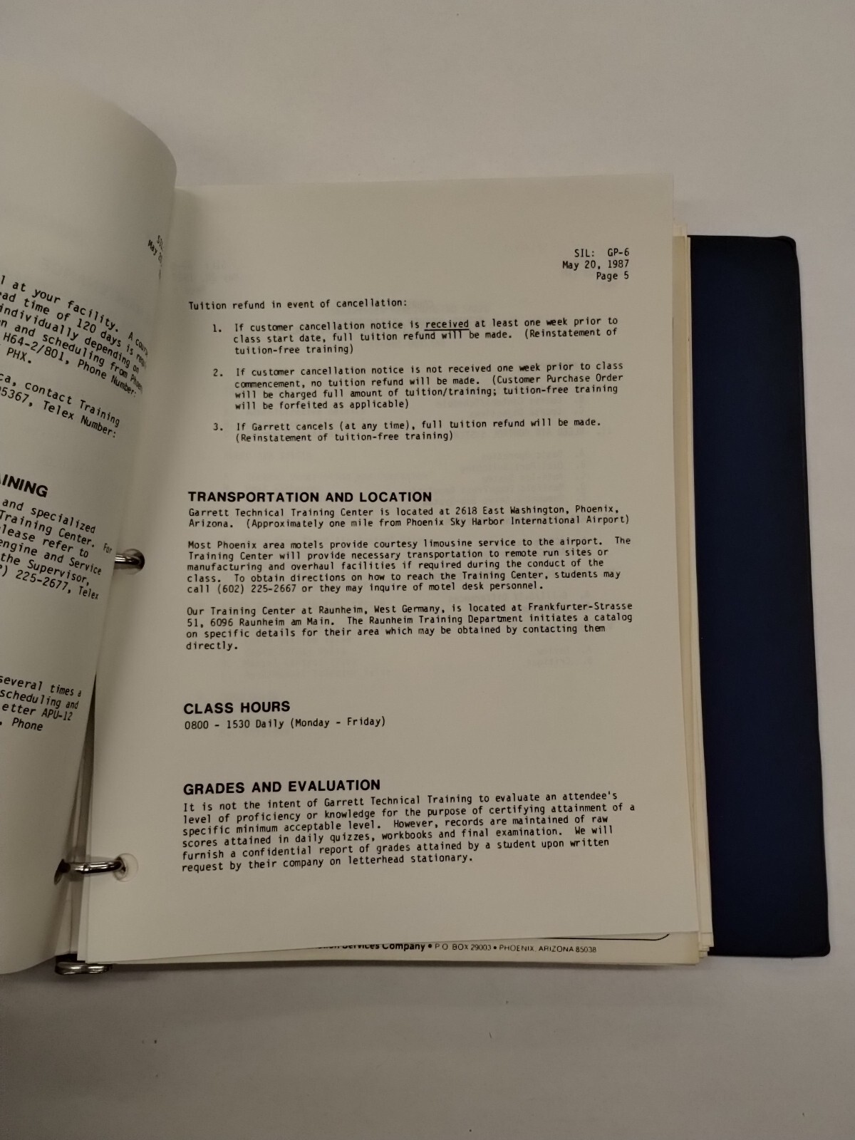 Garrett Service Information Letters 1987-90-Original