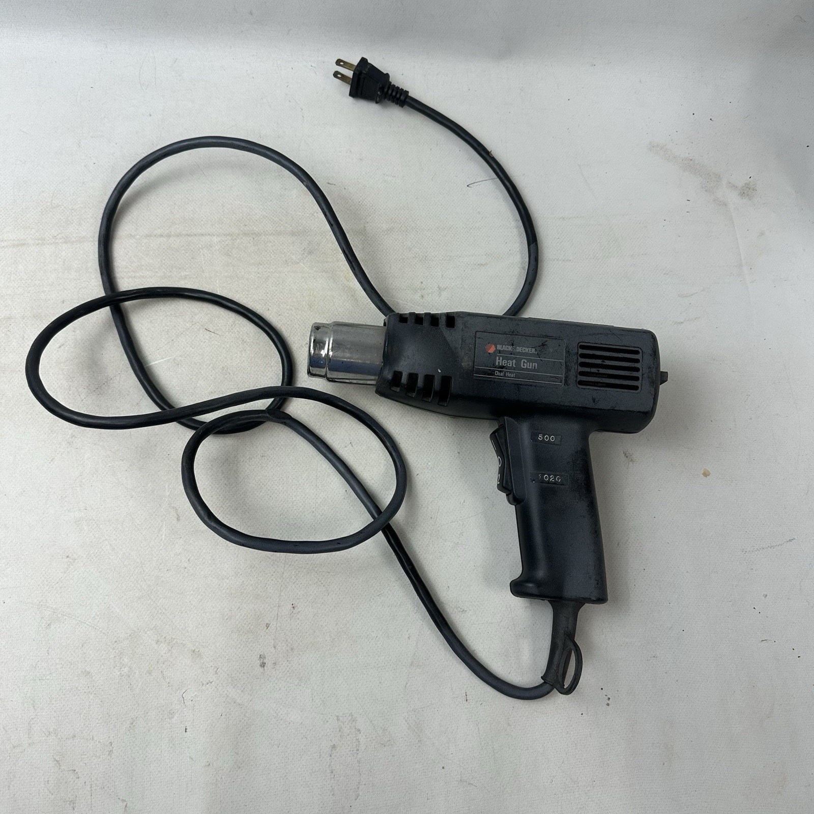 Black And Decker Heat Gun Dual Heat 9756 Vintage Electric Power Tool Works Well