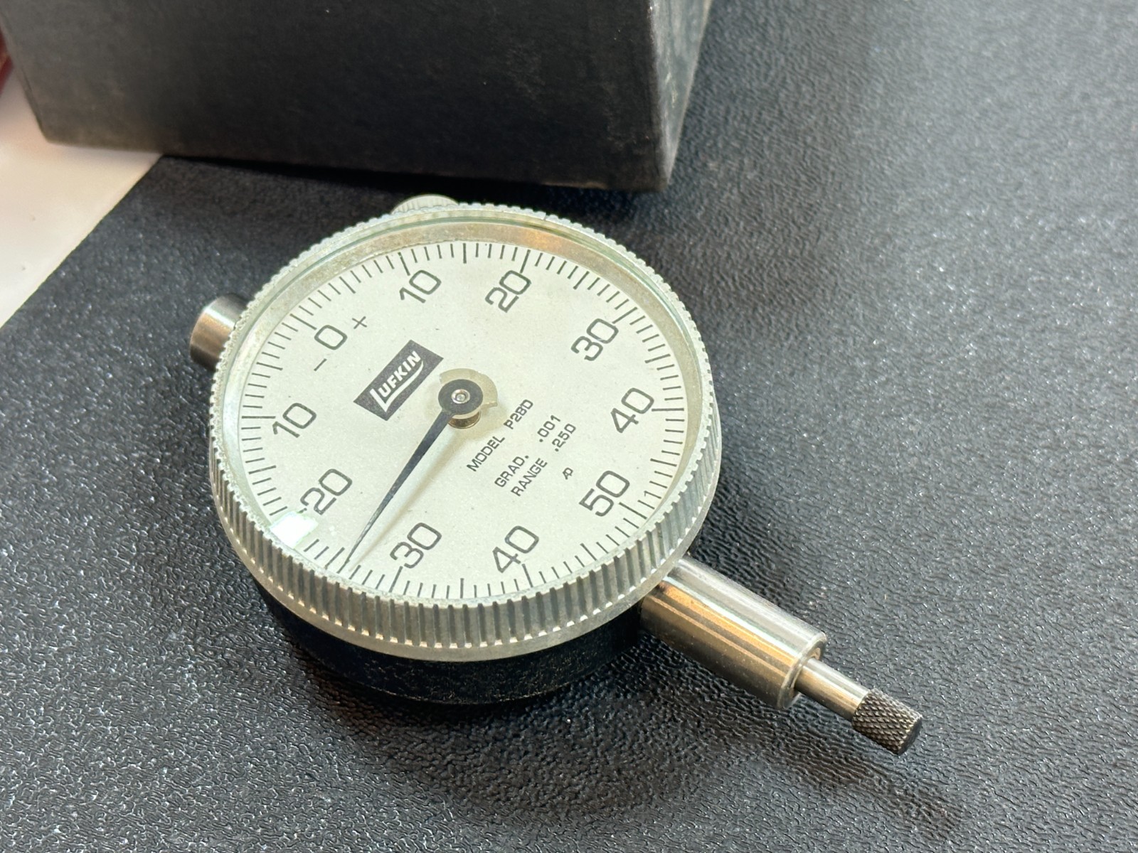 Lufkin Dial Indicator, Model P28D, GRAD .001 & Range .250