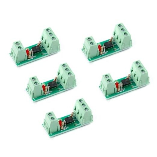 5Pcs 24V Optocoupler Isolation Board Optoelectronic Isolator EL817 PC817 Card