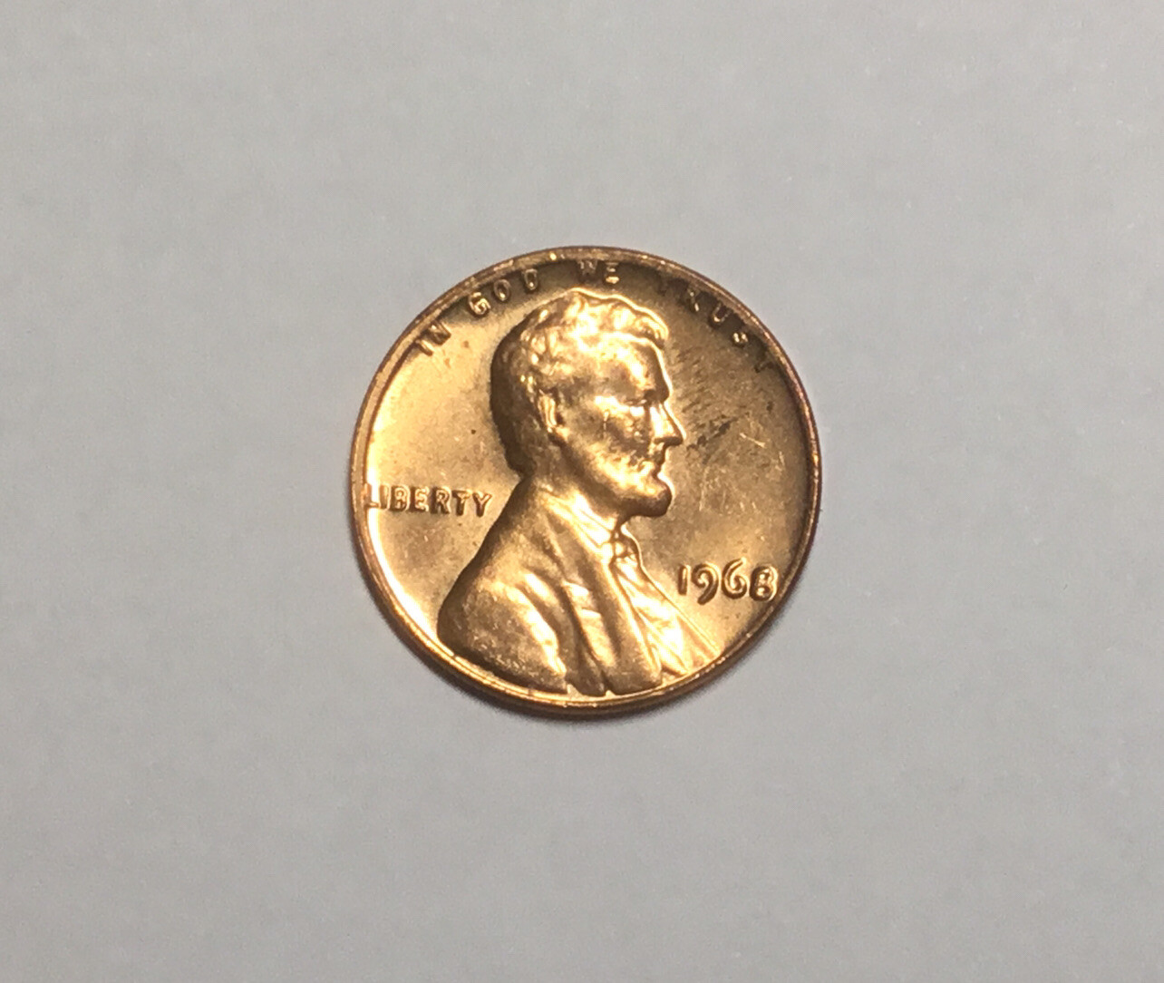 1968 P Lincoln Memorial Uncirculated FREE SHIPPING !!!