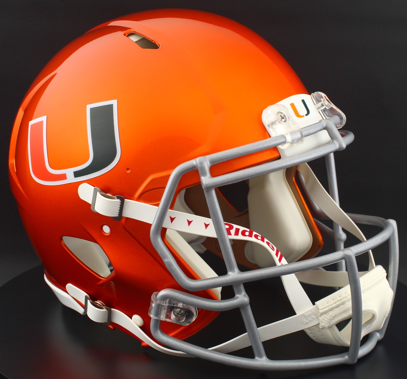 MIAMI HURRICANES NCAA Riddell Speed Full Size REPLICA Football Helmet