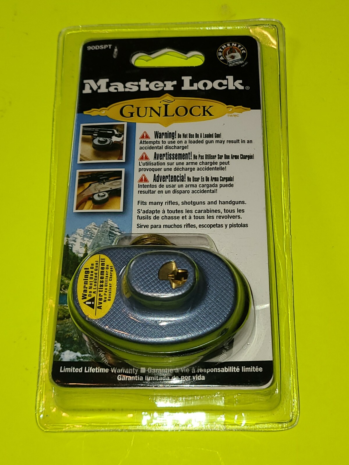 MASTER LOCK TRIGGER PISTOL HANDGUN CARBINE RIFLE GUN SHOTGUN SAFETY LOCK