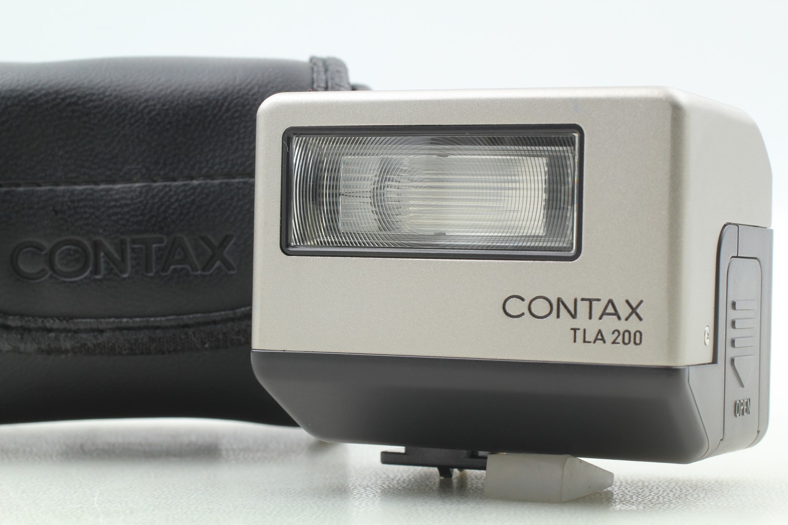 Tested [ Top MINT w/ Case ] Contax TLA200 Shoe Mount Flash For G1 G2 From JAPAN