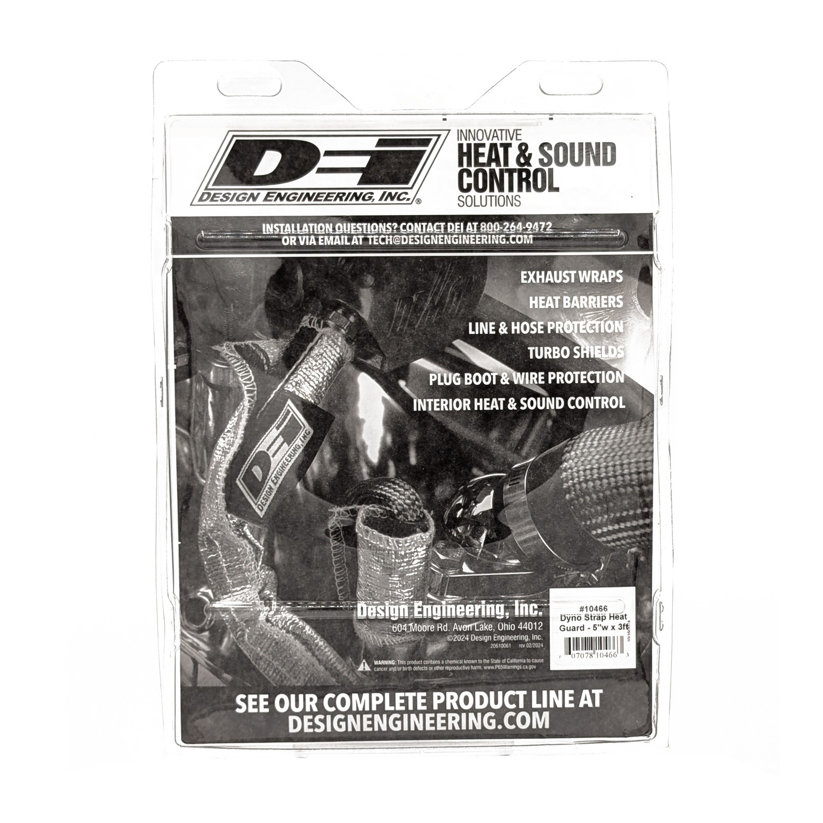 Design Engineering 10466 Dyno Strap Heat Shield