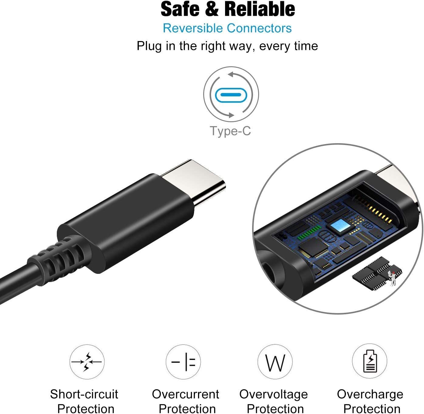 Switch Charger Compatible With Nintendo Switch and Switch Lite Charger, 15V/2.6A