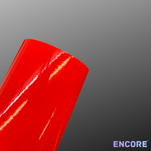 Encore® TG105 Fluorescent Red Vinyl for Decals/Stickers - MADE IN USA