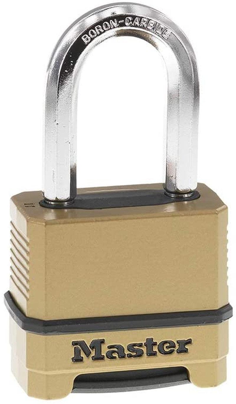 Master Lock Combination Lock Heavy Duty Weatherproof Padlock Resettable for Outd