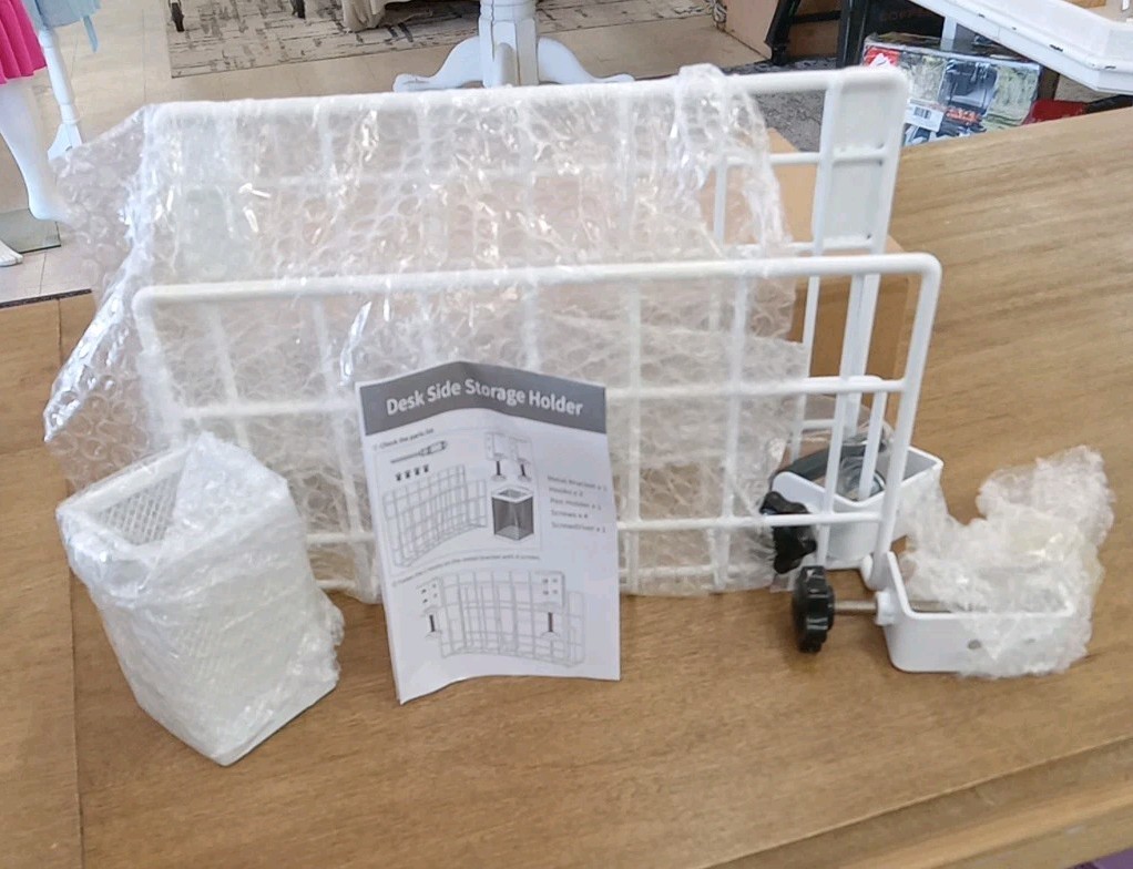 Desk Side Storage Clamp On Storage For Office