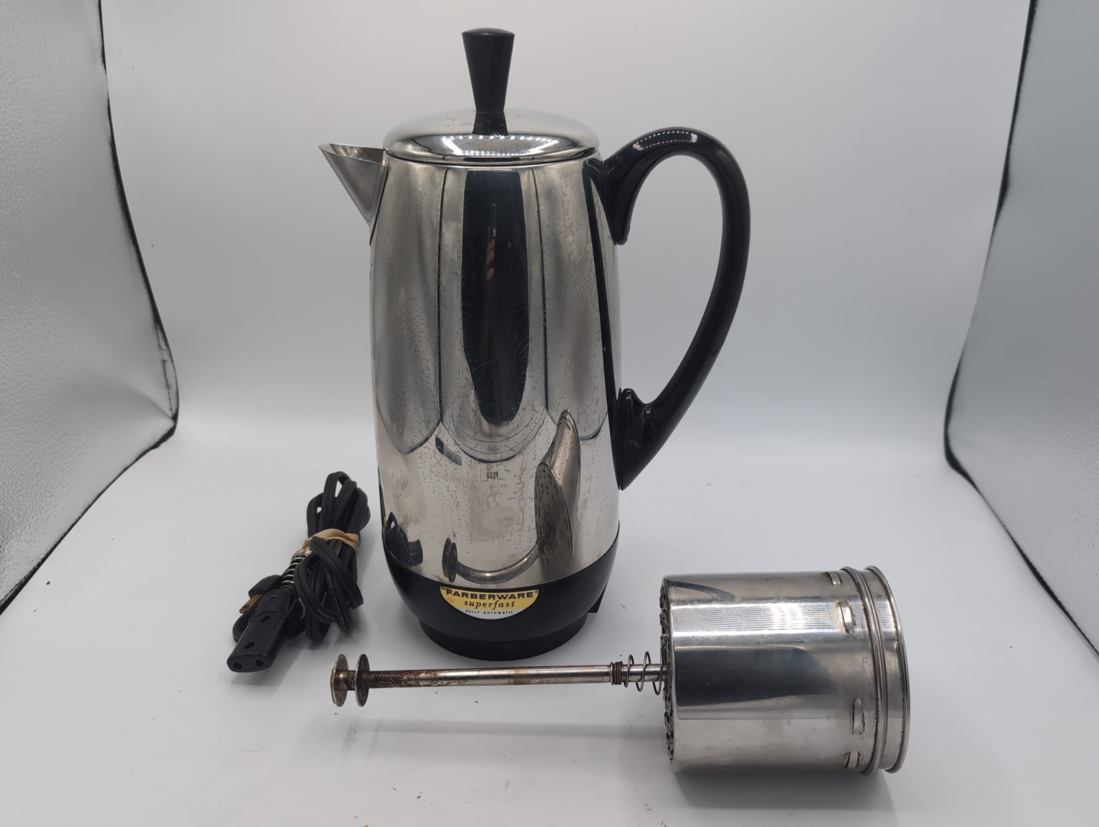 VTG -Farberware Superfast Fully Automatic 12 Cup Percolator Coffee Pot Model 142