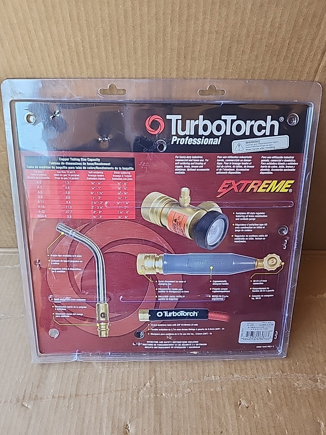 Victor TurboTorch EXTREME ACETYLENE KIT. SZ. 5 & 14 TIPS.