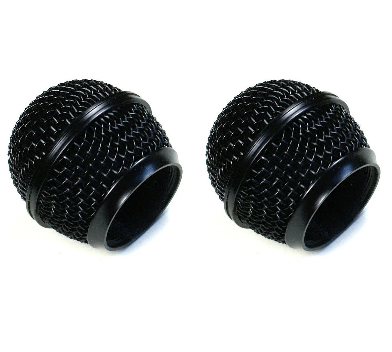 Ball Mesh Microphone Grilles Clip Fits Shure SM58 Vocal Headset Microphone 2PCS