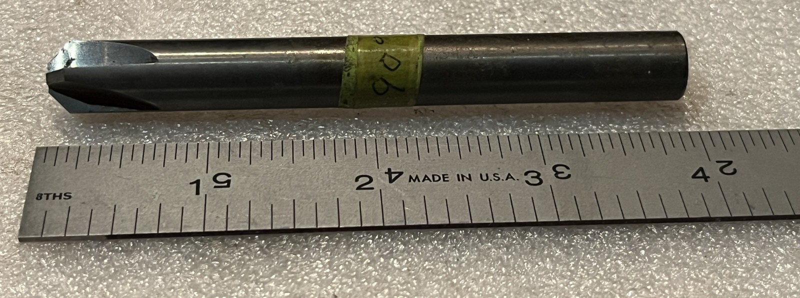 90° x 7/16" x 4" OAL SOLID CARBIDE COUNTERSINK, NEW