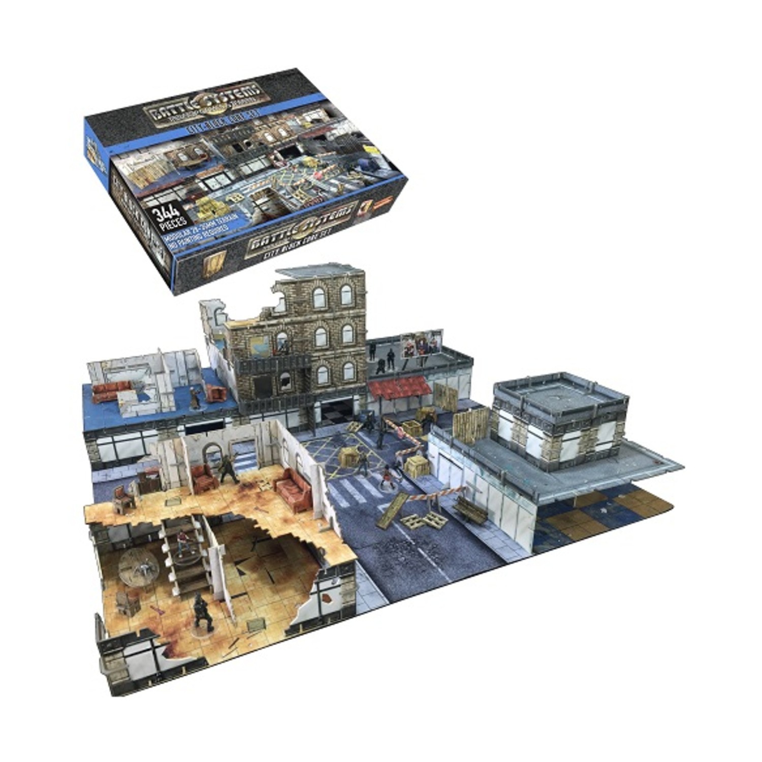 Battle Systems Terrain 28mm City Block Core Set (2022 Ed) VG+/NM