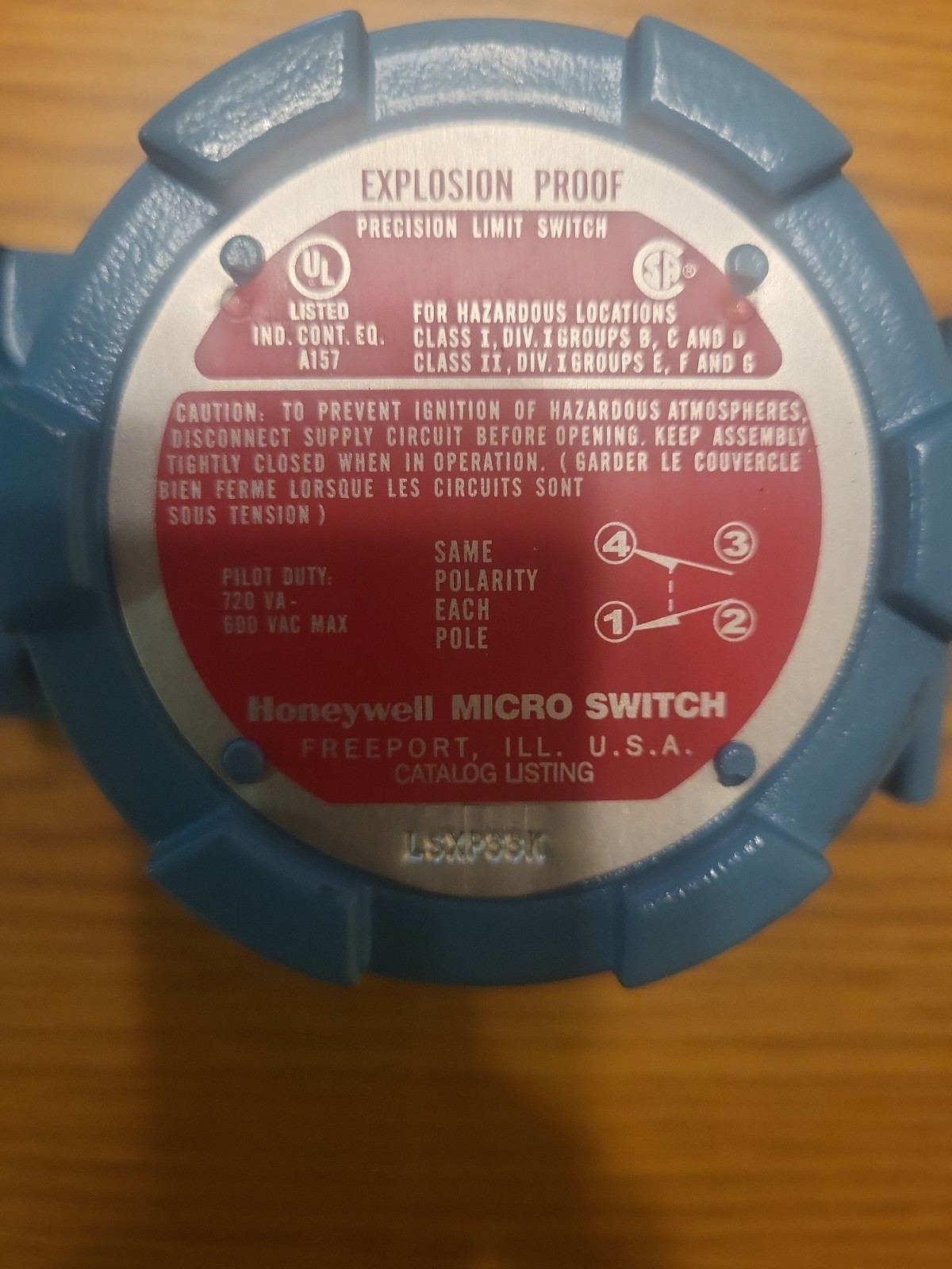 HONEYWELL LSXP3K3 MICRO SWITCH XP
