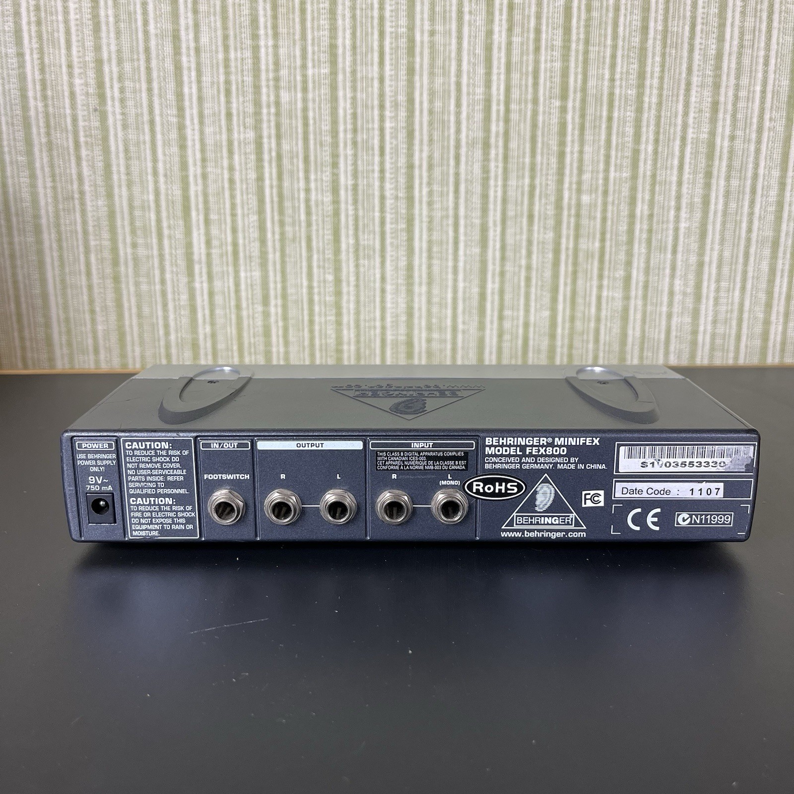 Behringer MiniFex FEX800 Multi-FX Processor SEE VIDEO