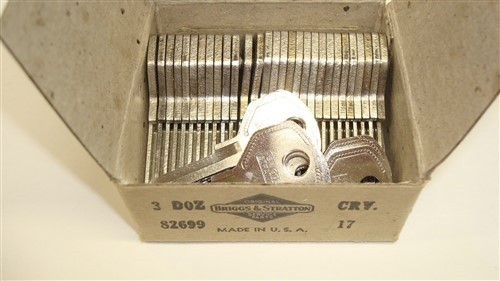 Locksmith Lot (36) NOS Briggs & Stratton Key Blanks Ford Mercury Lincoln 35 - 51