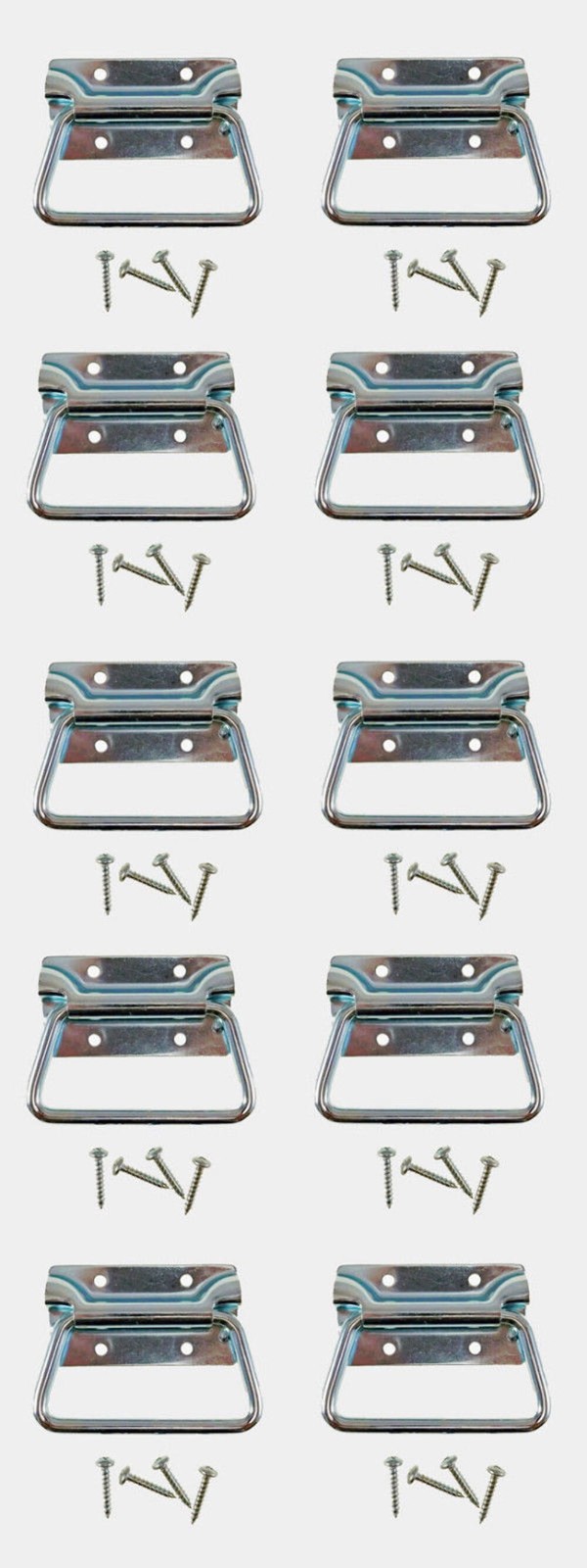 (10 PACK) RELIABLE HARDWARE 0540 Surface Mount Chest Handle w/screws (ZINC)