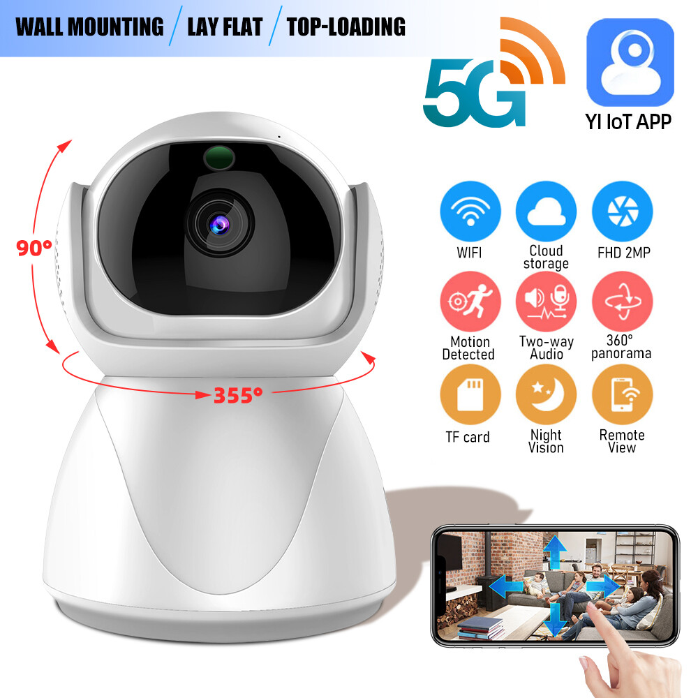 Yi Lot App 5G Wifi IP Security Camera Smart Night Vision Outdoor Indoor Camera