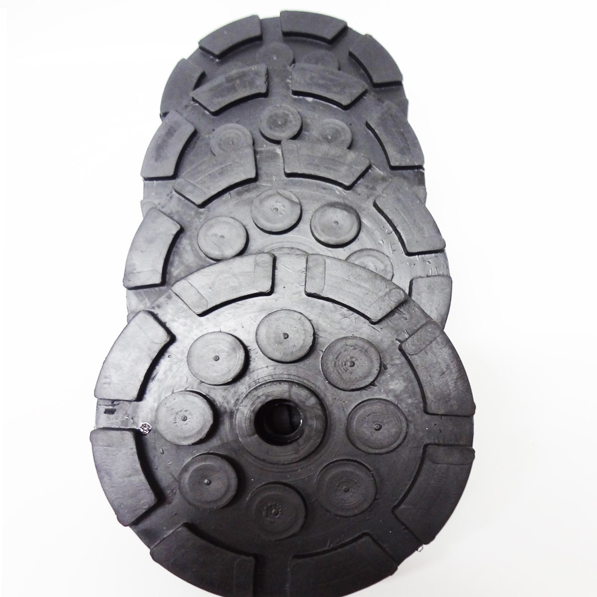 QUALITY LIFT ROUND RUBBER PADS for OLDER STYLE QUALITY LIFTS SET OF 4 26K25030