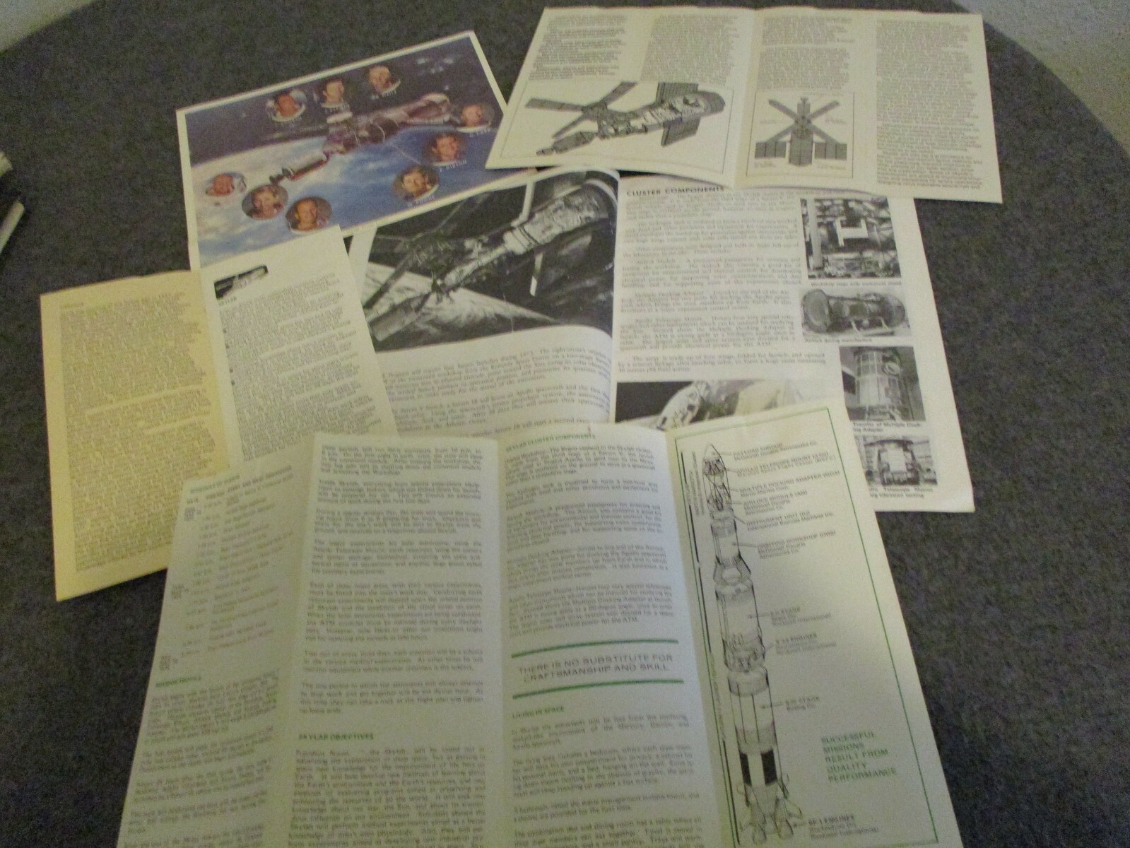 NASA APOLLO/SKYLAB MSFC DATA & EXPERIMENT SUMMARY CONTRACTORS BOOKS FOLD OUTS ++