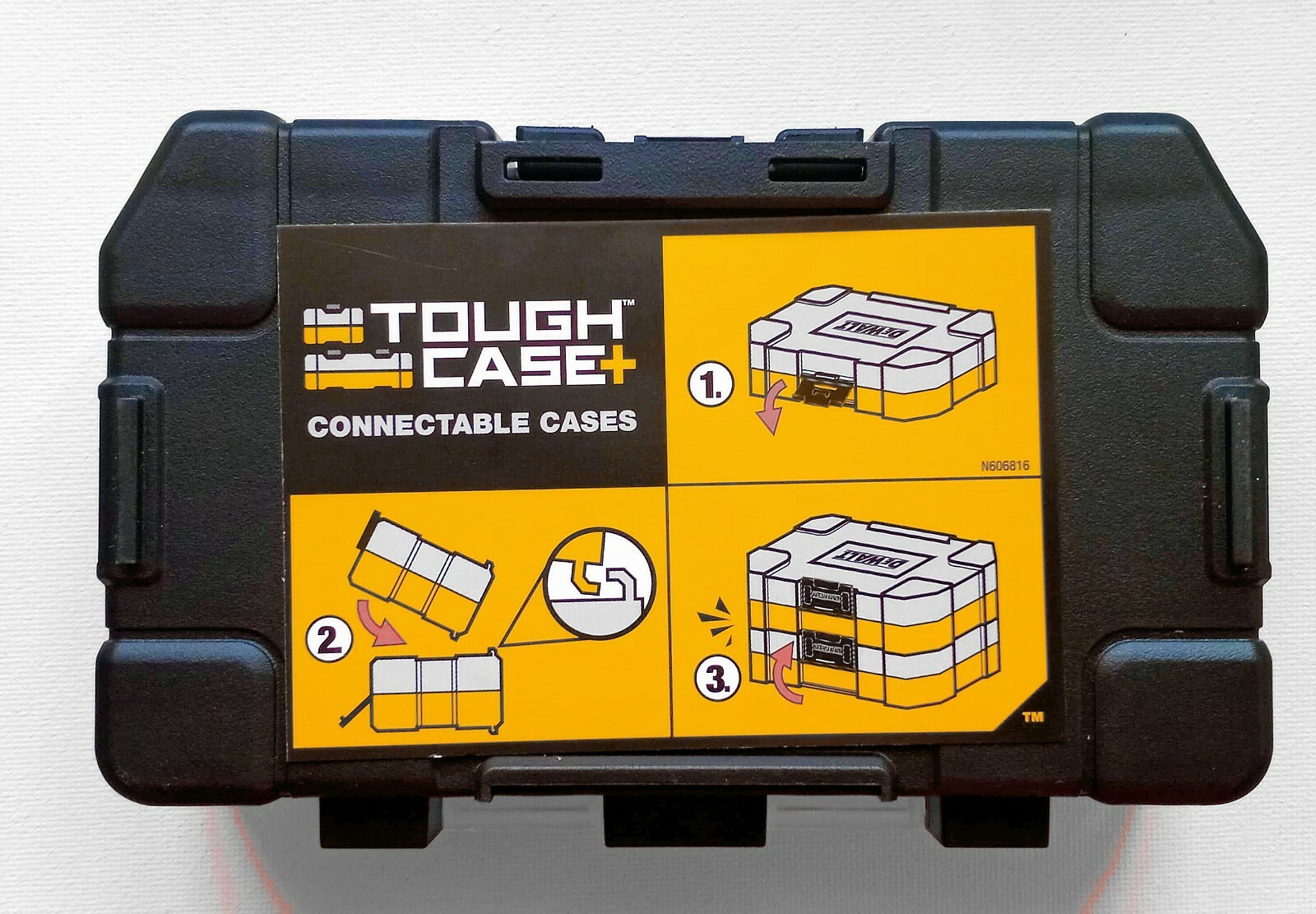 Dewalt Clear Top/Black bottom Storage 2 ea Case w/holders for 28bits