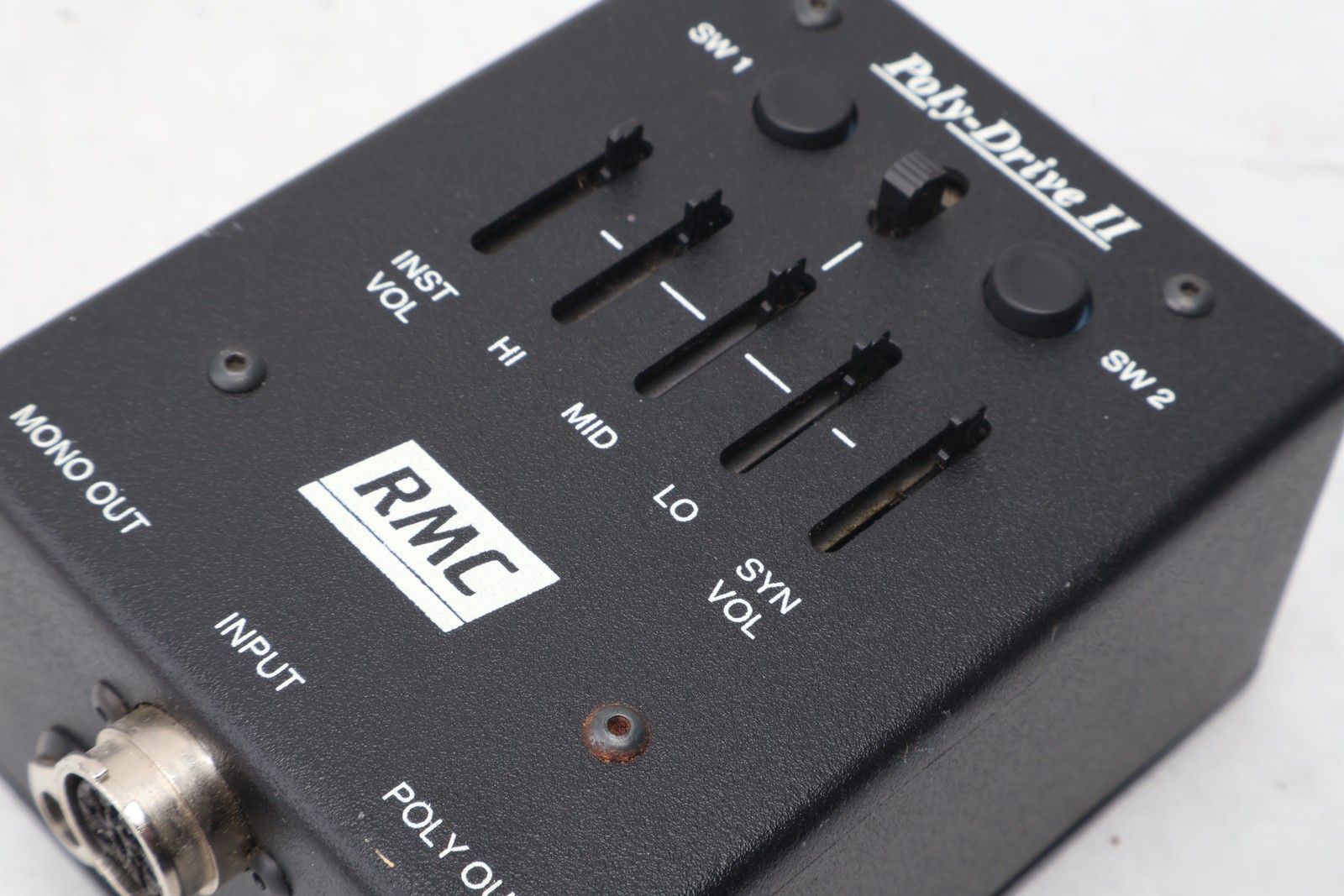 RMC Poly-Drive II Preamp Equalizer Guitar Piezo Pickup Processor Vintage Unit