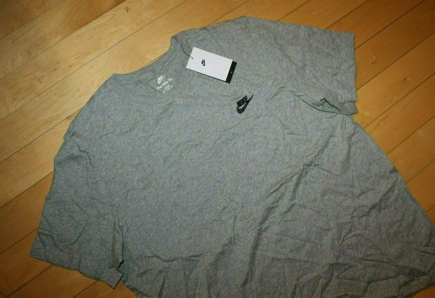 NWT Mens NIKE Big & Tall Sportswear Crew Neck Training T-Shirt Gray