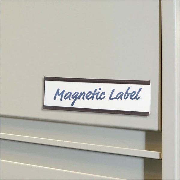 1X Magnetic Racking Shelving Label (200mm x 76mm) Incl. Plastic Cover & Paper
