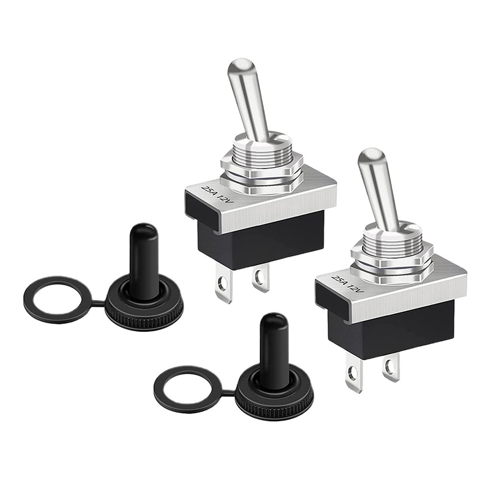 T-oggle Switch With Waterproof Cap -25??~+85?? 2Pcs Button Type KN3D-101 On/Off