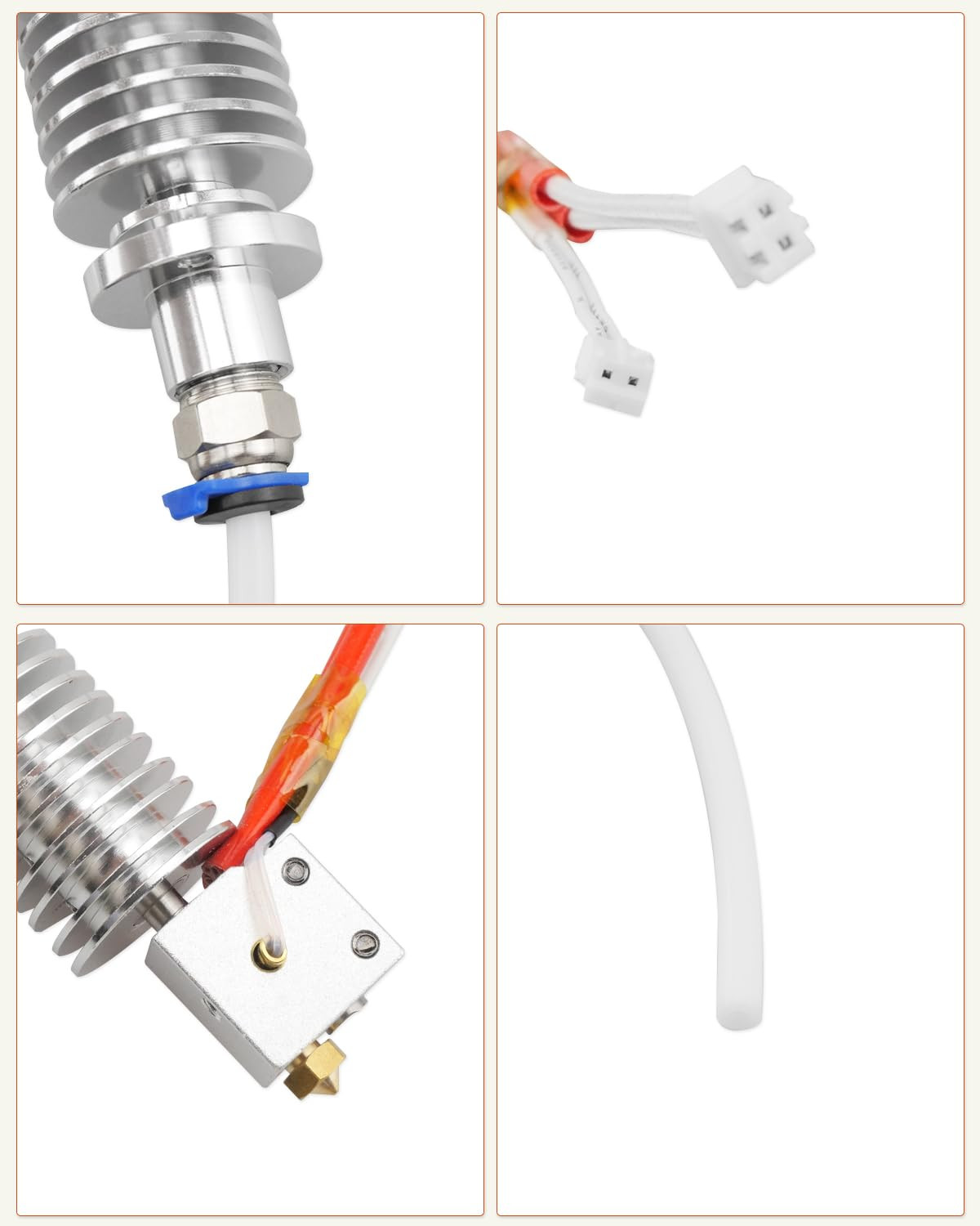 3D Printer Extruder Hotend Kit Fit for Kobra Max 3D Printer with 5 PCS Silic...