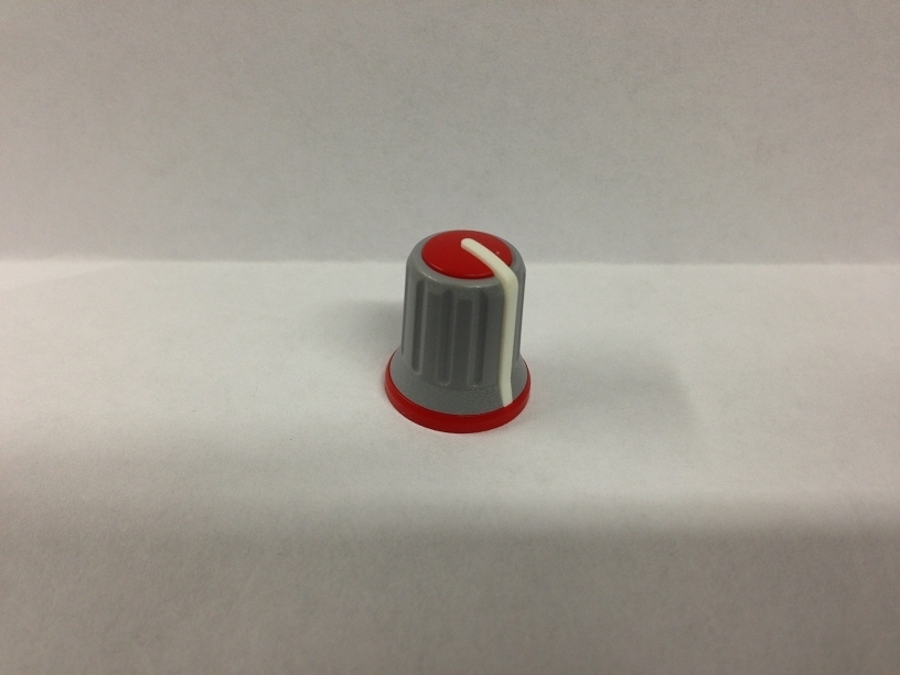 Neutrik Rean Tri Color Push-on Mixer Knob Knobs White Line P300-GA6F NOS