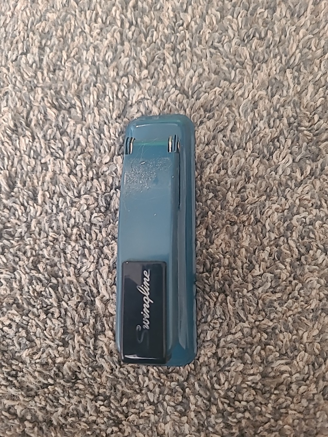 Swingline Stapler Blue desktop USA Long Island City NY Pat No 2915753 5-1/4"L