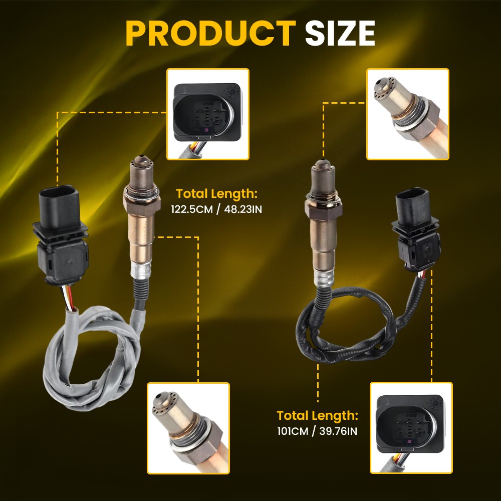 4pcs Up+Downstream O2 Oxygen Sensor For BMW 1 3 120i 320i E90 X1 E84 E81 E82 E87