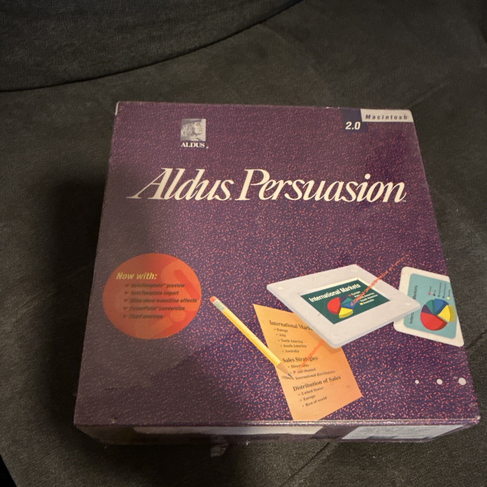 Aldus Persuasion 2.0 DTP Software for Macintosh 3.5" Floppy, English MPN 170-061