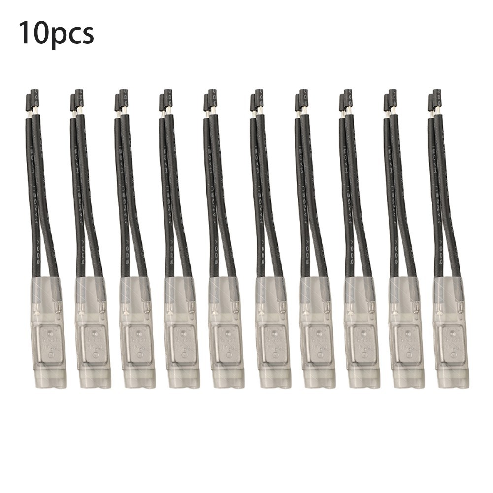10pcs Motor Thermal Protectors Normally Closed for Various Applications