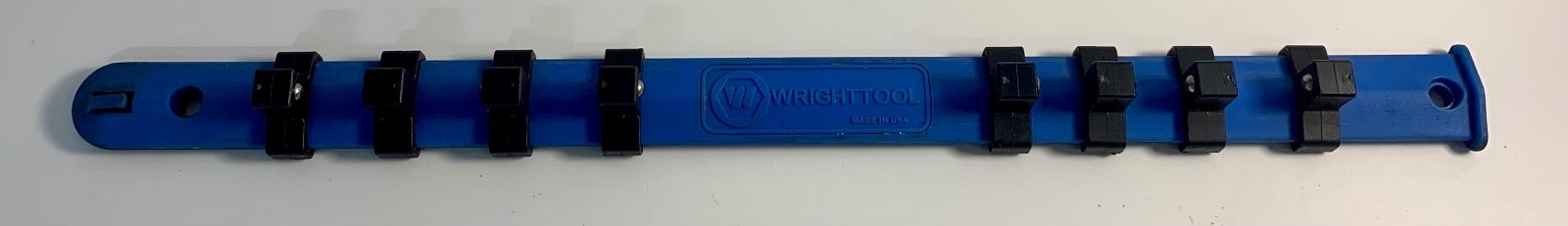 WRIGHT TOOL 3/8" MOUNTABLE 8 SOCKET ORGANIZER RAIL RACK TOOL SLIDING HOLDER