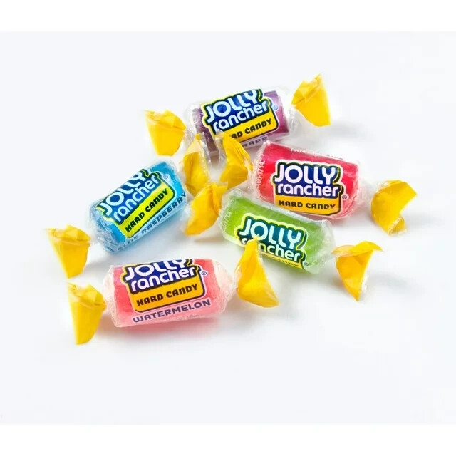 Jolly Rancher Assorted Fruit Flavored Hard Candy, Resealable Bag 14 oz