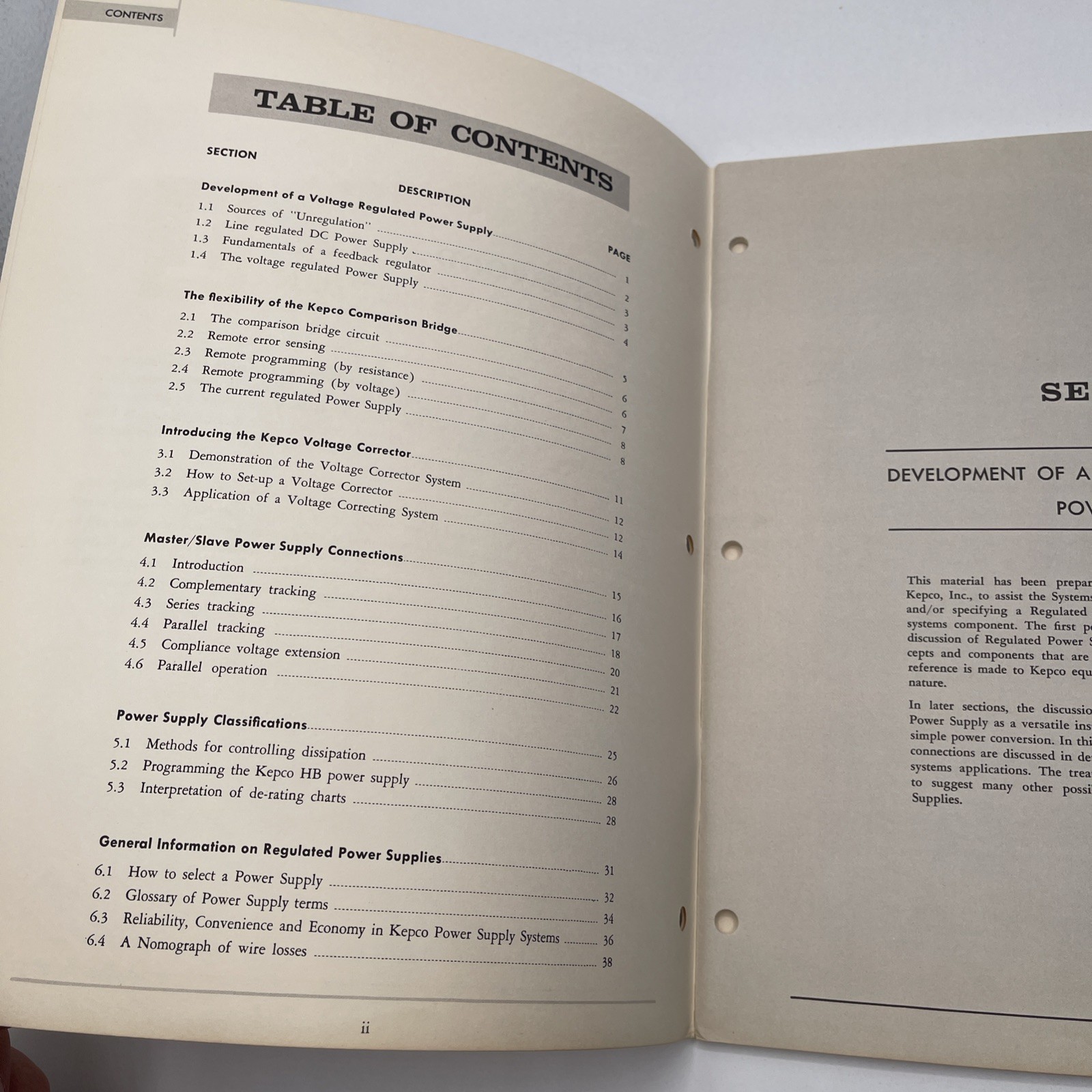 Kepco Notes Systems Applications Regulated Power Supplies Catalog 1962