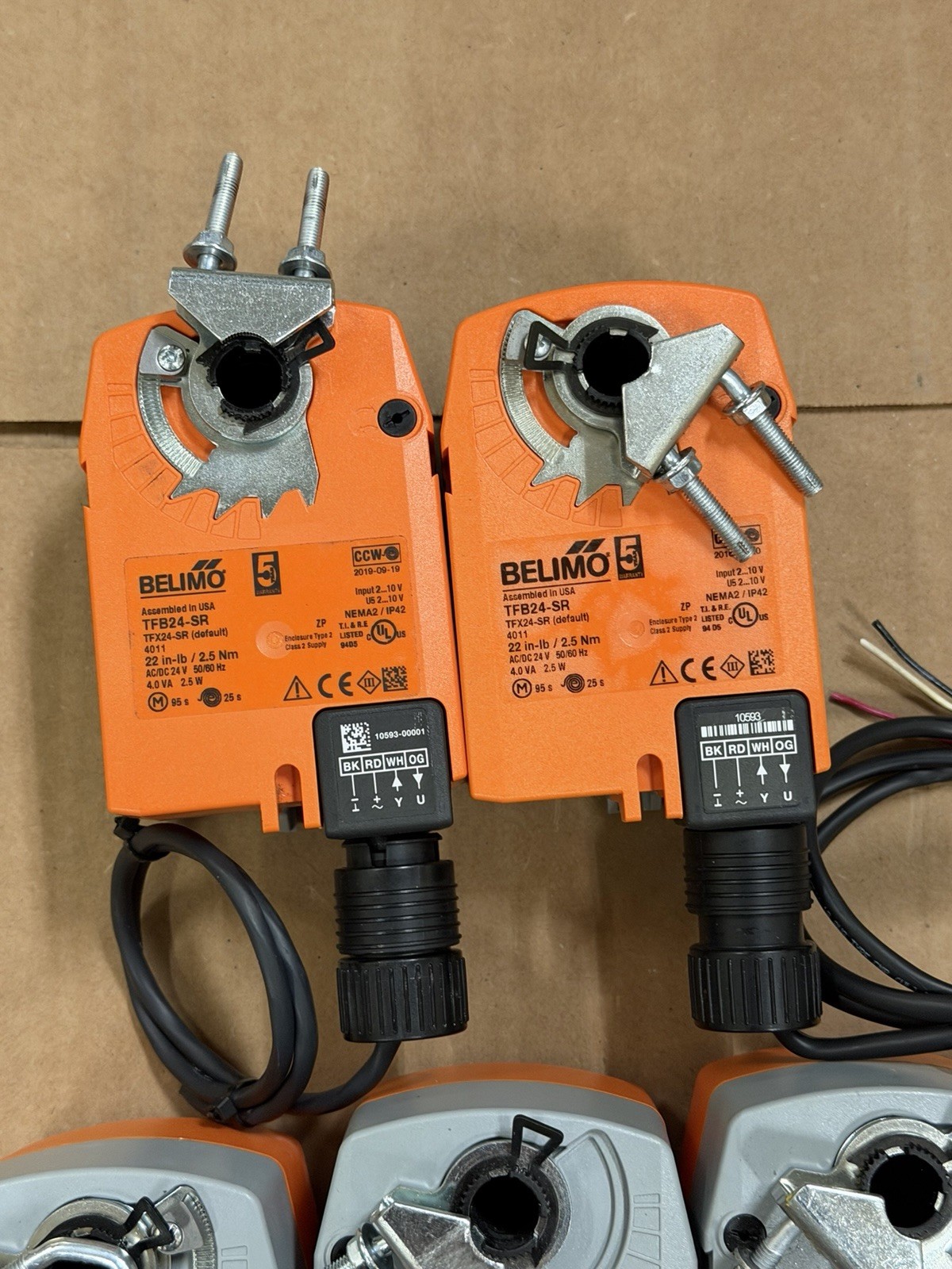 Belimo Model Number # TFB24-SR Damper Actuator Tested & Working Used (1)