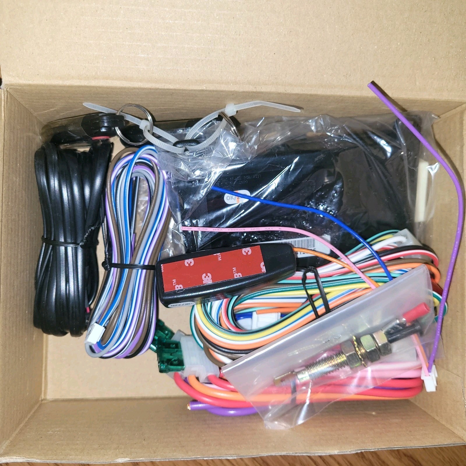 Python 4105P 1-Way Remote Start Kit w/ Wiring Harnesses Manuals Decals