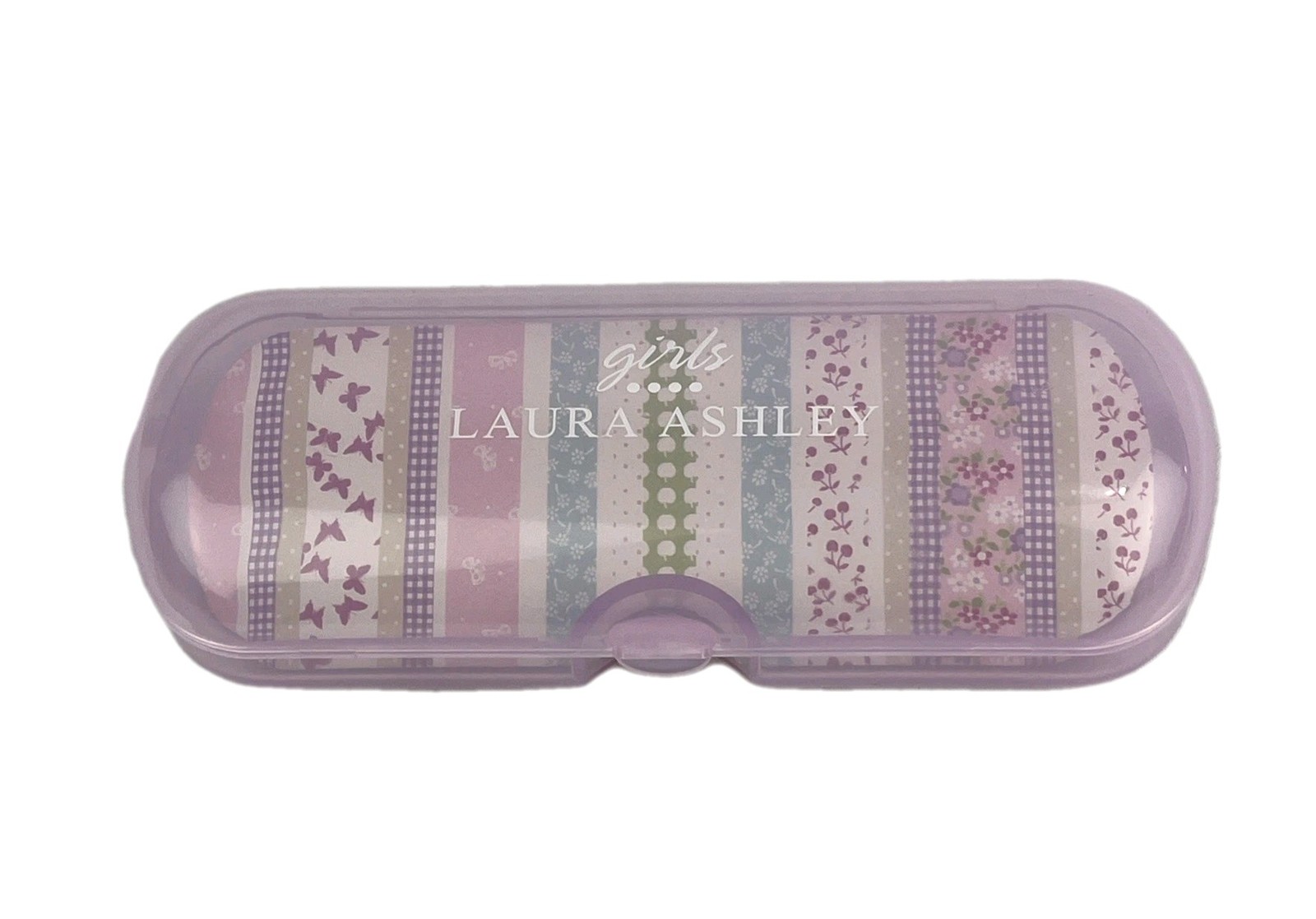 Laura Ashley- Girls- Eyewear Hard Shell Case-Pink Plastic 6"