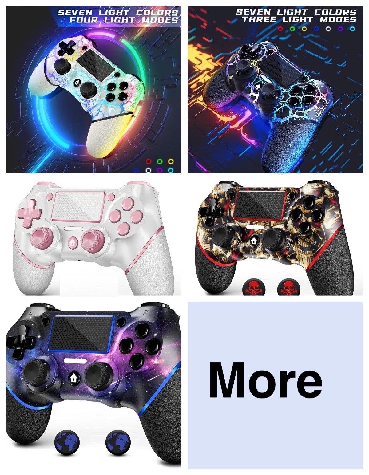 New Custom Design Wireless Controller for P-4 with Cable, Touchpad, Audio Jack