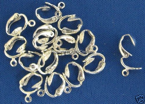 36pcs S/S Plated Dangler Loop Clip On Backings 4348