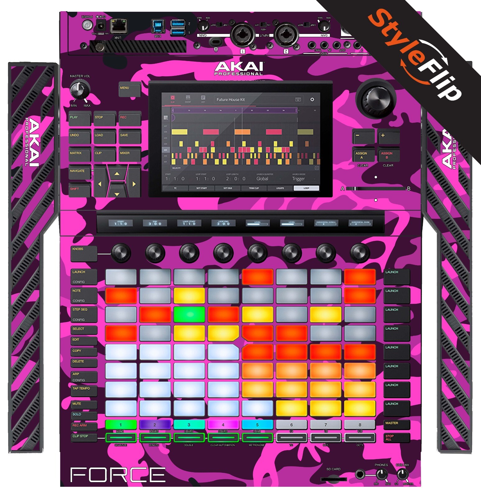 Akai Force Skin | Pink Camo | Protective Decal | StyleFlip Skins