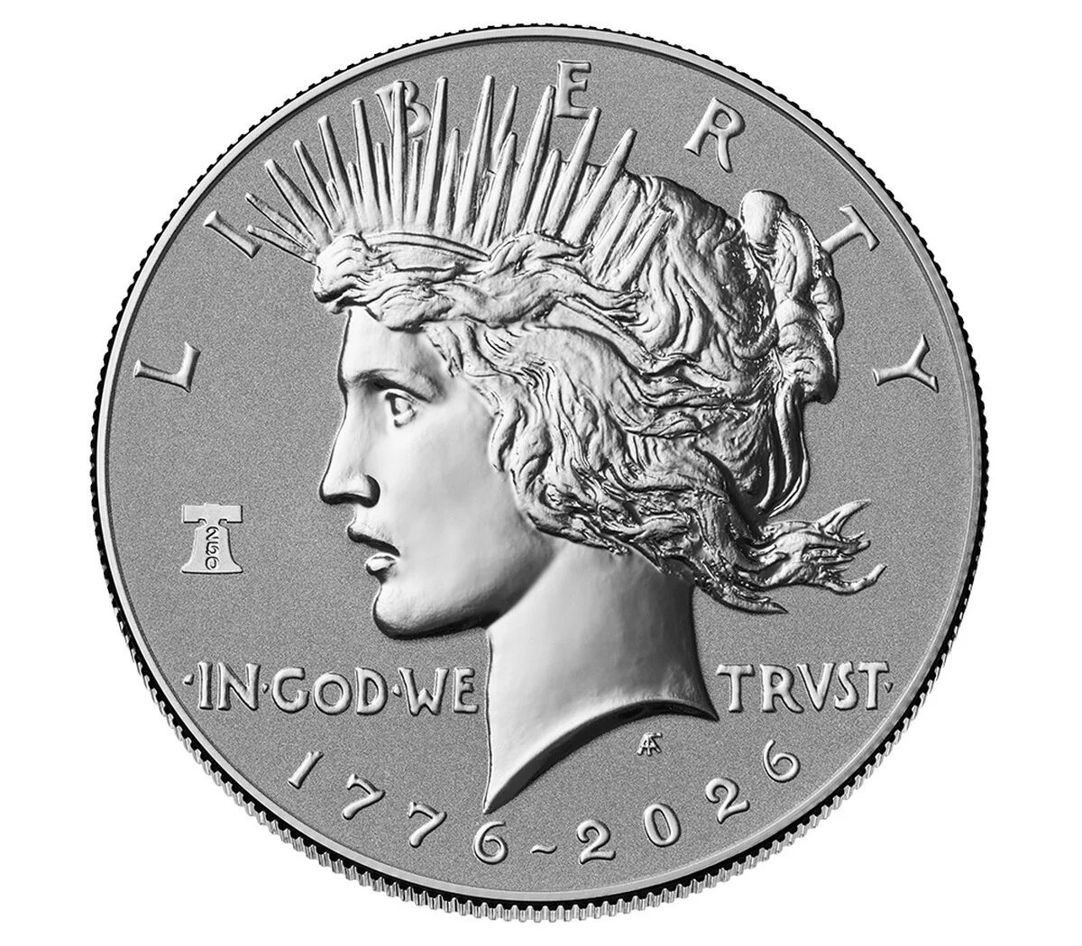 2026-P Peace Silver Dollar Reverse Proof US Coin.