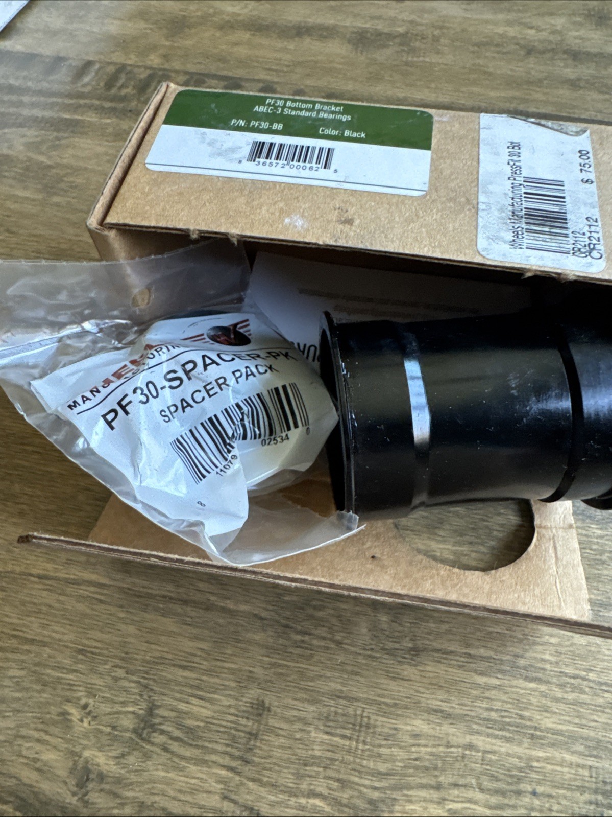 Wheels MFG PF30 BB ABEC -3 Bearings Bottom Bracket