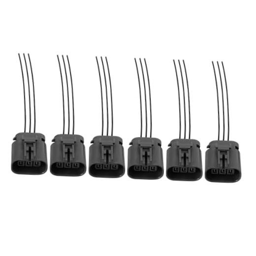 6-Pack Ignition Coil Connector Pigtail Replacement | Compatible with Nissan